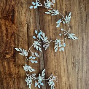 Silver hair vine bridal